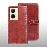 idewei Crocodile Texture Leather Phone Case